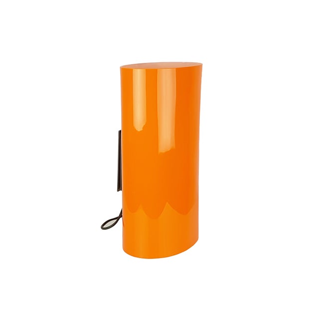 Brass, Orange and White Murano Glass Sconce by Vistosi, 1960s For Sale - Image 16 of 16