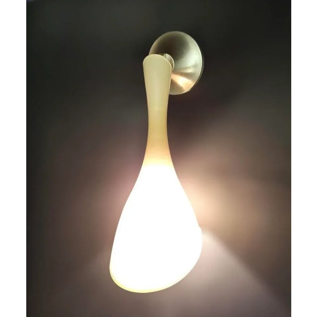 Glass 1960s Adjustable Incamiciato Sconces by Vistosi, a Pair For Sale - Image 7 of 12