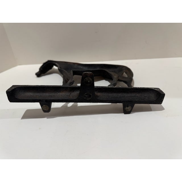 Virginia Metalcrafters Citation Horse Cast Iron Doorstop Bookend Sculpture For Sale - Image 9 of 11
