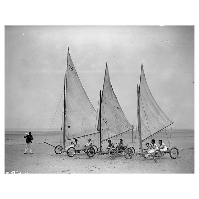 'Sand Yachts' Unframed Archival Pigment Print For Sale