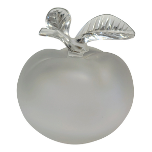 Lalique Pomme Satin Crystal Perfume Bottle