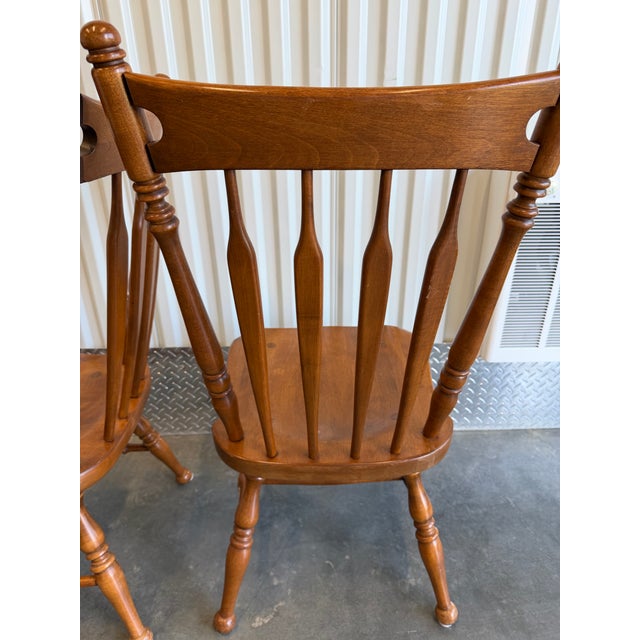 Ethan Allen 1980s Pair of Ethan Allen Chairs For Sale - Image 4 of 11