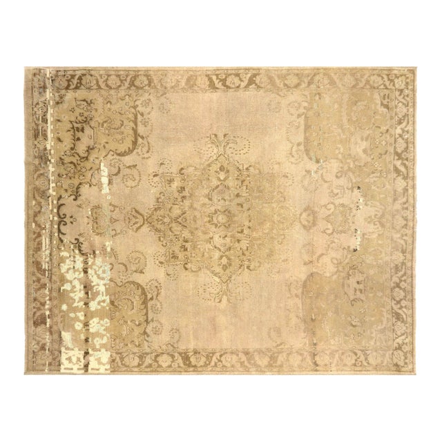 1960s Turkish Oushak Rug For Sale