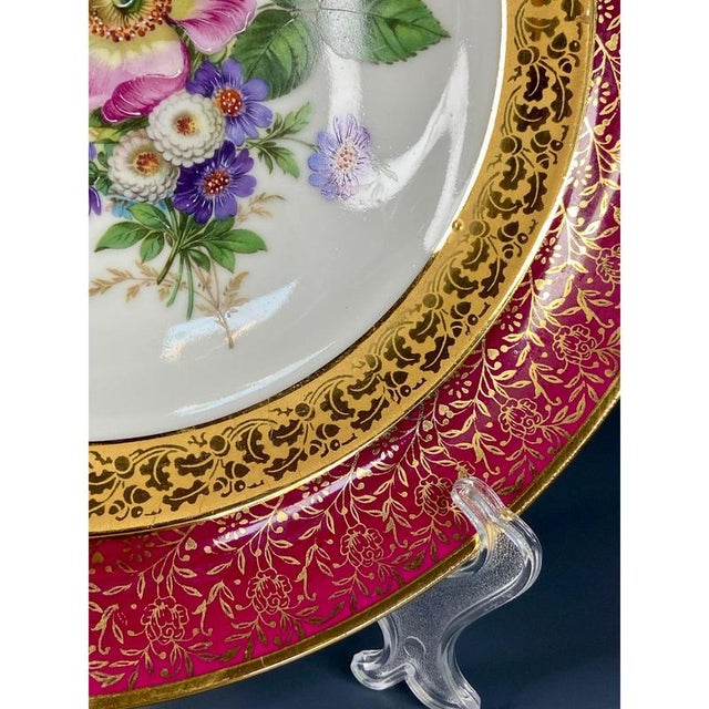 Large Porcelain Plate from R.S. Limoges, France, 1900-1920 For Sale - Image 6 of 12