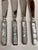 Late 20th Century Mother of Pearl & Stainless Canapé Knives-Set of 4 For Sale In Houston - Image 6 of 6