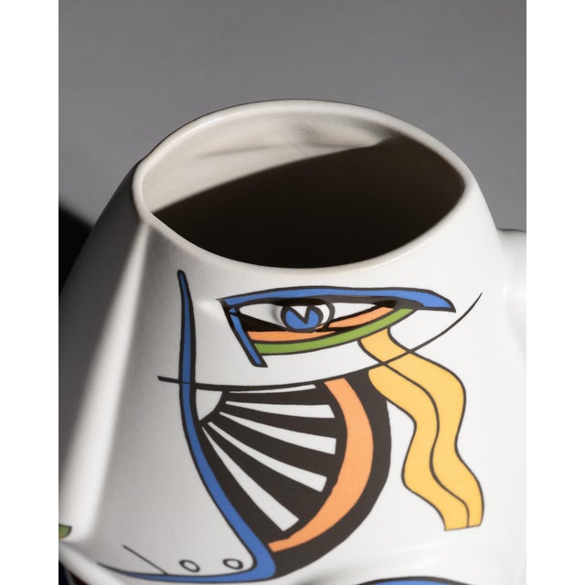 Leones Porcelain Vase Set by Javier Mariscal for Rosenthal, 1990s, Set of 4 For Sale - Image 11 of 18