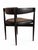 Wood Vintage Chairs in Wood and Black Imitation Leather, 1960s, Set of 3 For Sale - Image 7 of 9