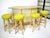 Mid Century Tiki Bamboo Bar With 4 Stools For Sale - Image 13 of 13
