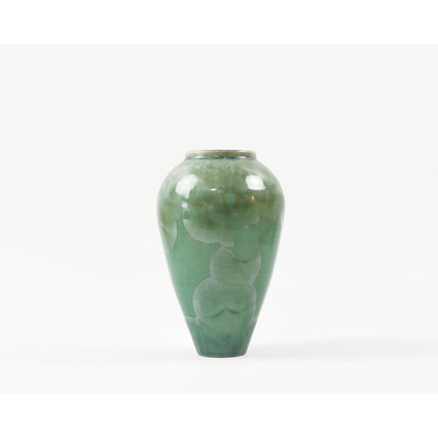 1980s Tim Marcotte Crystalline Glaze Studio Pottery Vase For Sale - Image 4 of 10