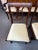 1940's Reupholstered Mahogany Kilsmos Lyre Back Dining Chairs (6) For Sale - Image 11 of 11