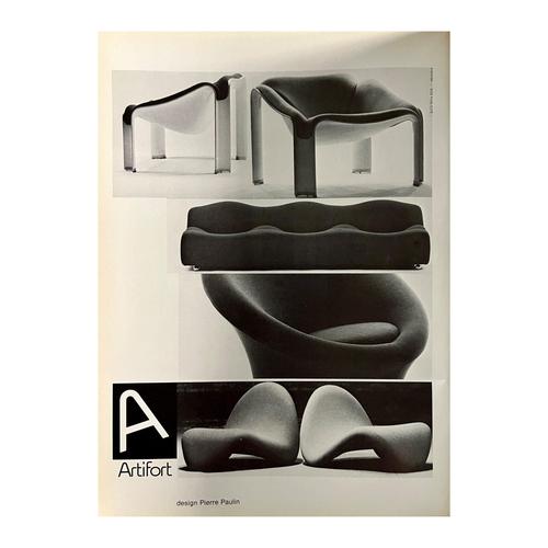 F300 Armchairs by Pierre Paulin for Artifort, 1964, Set of 2 For Sale - Image 11 of 12