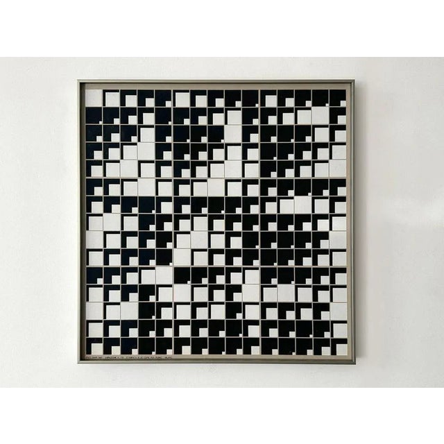 Beige Enzo Mari, Variation 719, Serigraph, 1963 For Sale - Image 8 of 8