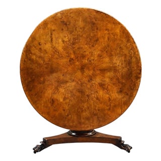 Regency Burr Elm Circular Breakfast Table, 1820 For Sale