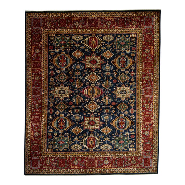 Oriental Handmade Rug 12'3" x 14'9" For Sale