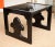 Vintage Ebonized Cut Out Wood Nesting Tables Set of 3, 1960's For Sale In Miami - Image 6 of 11