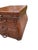 1990s Thomasville Leather Wrapped Rattan Side End Table Trunk East Indies W/ Storage For Sale - Image 11 of 12