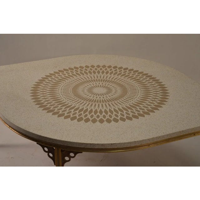 John Van Koert Eye Shaped Cymbal Coffee Cocktail Table by John Van Koert For Sale - Image 4 of 8