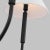 Transitional Visual Comfort Studio Porteau 6-Light Large Chandelier in Midnight Black For Sale - Image 3 of 5