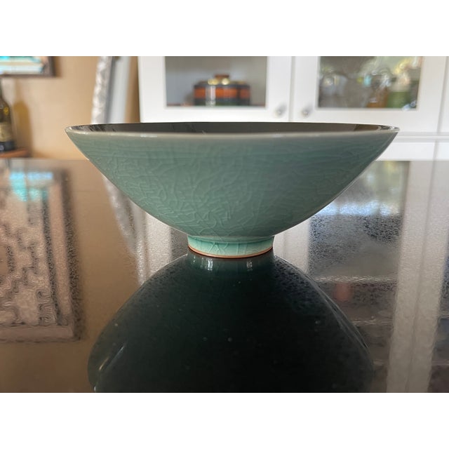 Japanese Mid-20th Century Japanese Art Pottery Rice Bowl For Sale - Image 3 of 4