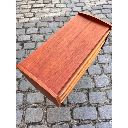 Small Danish Teak Chest of Drawers For Sale - Image 10 of 11