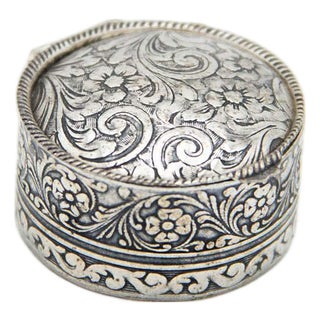 Silver Pill Box For Sale