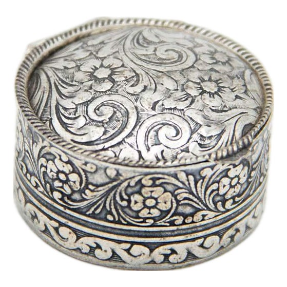 Silver Pill Box For Sale