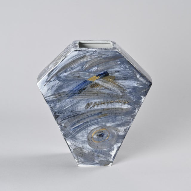 1990s Painted Porcelain Vase, La Borne, France, 1990s For Sale - Image 5 of 14