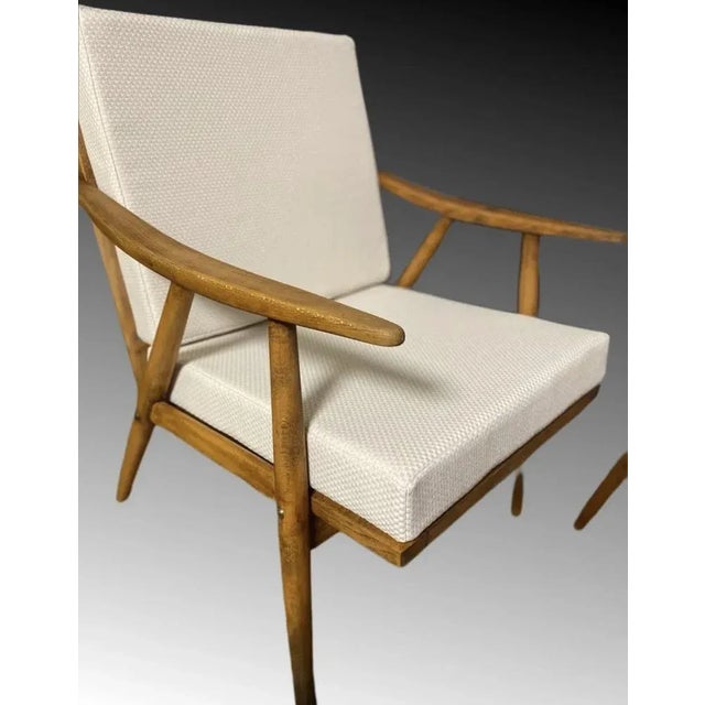 Set of Wooden Armchairs by Jaroslav Smidek for TON, 1960s For Sale - Image 4 of 8