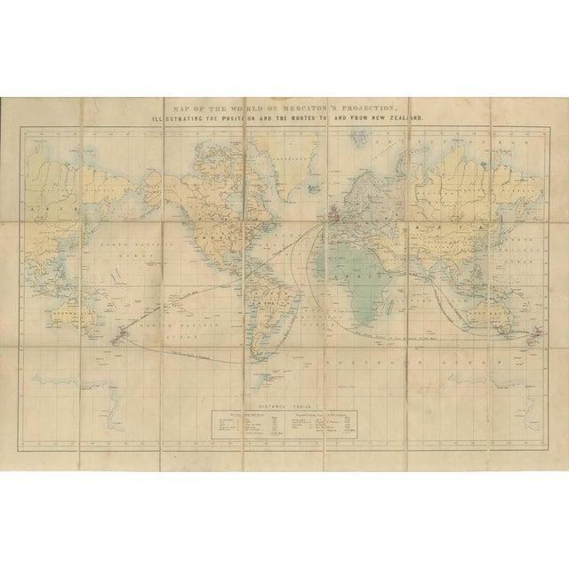 World Mail and Passenger Routes to New Zealand, 1883 For Sale - Image 12 of 12