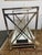 Art Deco Worlds Away Gerard Bar Cart, Stainless Steel For Sale - Image 3 of 12