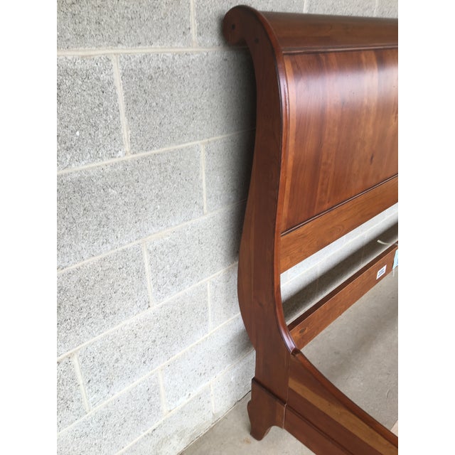 Ethan Allen Maison Collection Queen Size Sleigh Bed Chairish