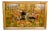 French Artist, Medieval Hunting Scene, 1900, Pyrograph For Sale