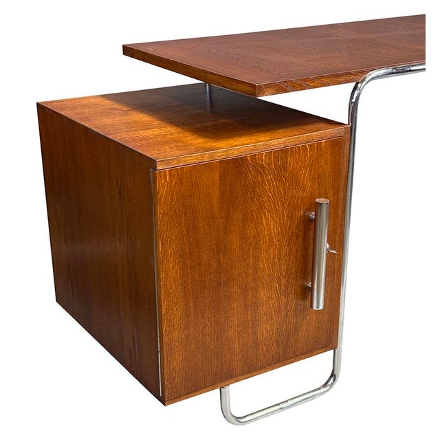 Bauhaus Tubular Chrome Desk, 1930s For Sale - Image 4 of 14