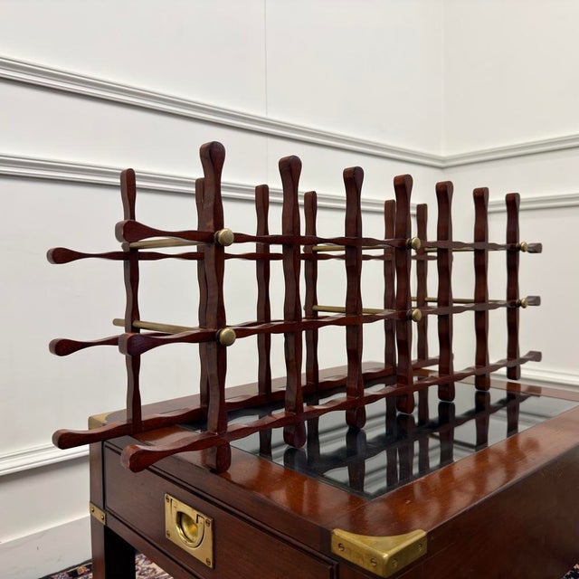 Large Wine Rack for Bookshelf from Globe Wernicke For Sale - Image 5 of 7