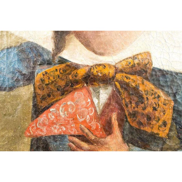 19th Century Oil on Canvas Caricature by Armand Désiré Gautier For Sale - Image 5 of 6