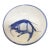 Vintage Hand-Painted Blue & White Porcelain Koi Carp Fish Sauce Dish For Sale