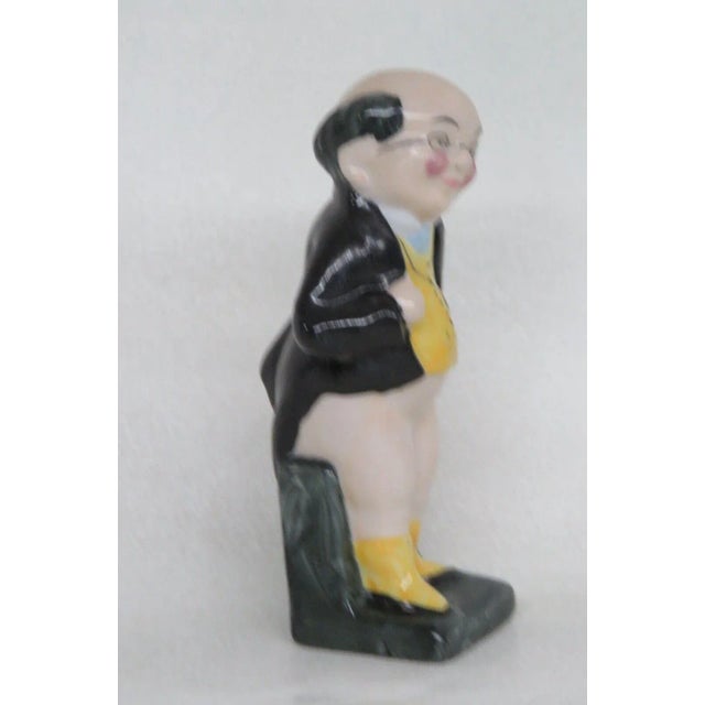 This wonderful miniature figurine is made out of porcelain. This lovely piece is a depiction of Mr. Pickwick from Charles...