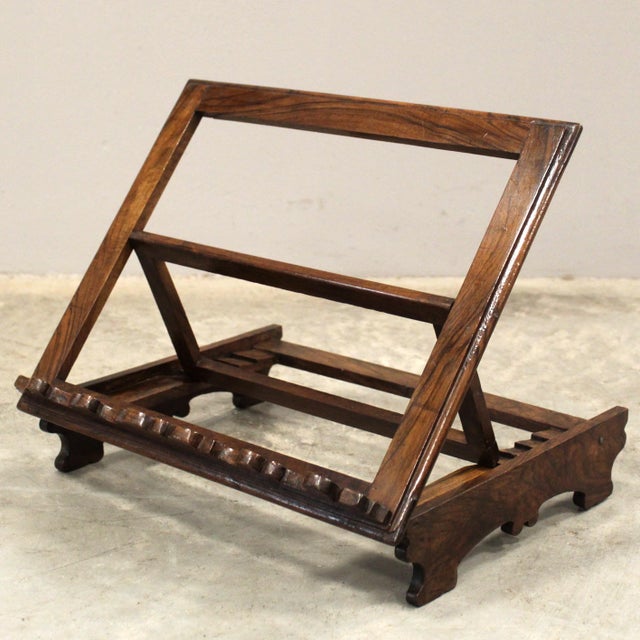 19th Century Table Lectern in Walnut, Italy For Sale - Image 13 of 13