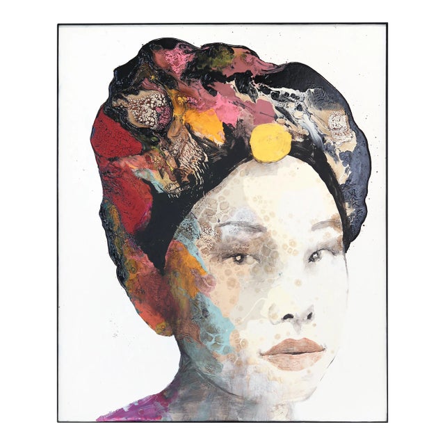 Goddess of Love - Framed Original Artwork for Sale on Canvas, Framed, by Alessandro Casetti For Sale