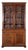 English Inlaid Mahogany Glazed Bookcase, 1870 For Sale