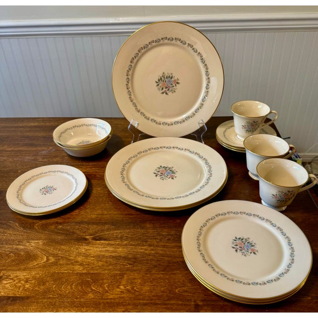 1980s Lenox Christie Fine China - 16 pcs For Sale - Image 11 of 12
