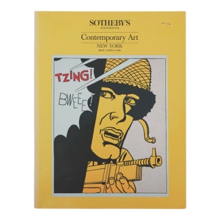 1986 Sotheby's New York Contemporary Art Auction Catalog For Sale