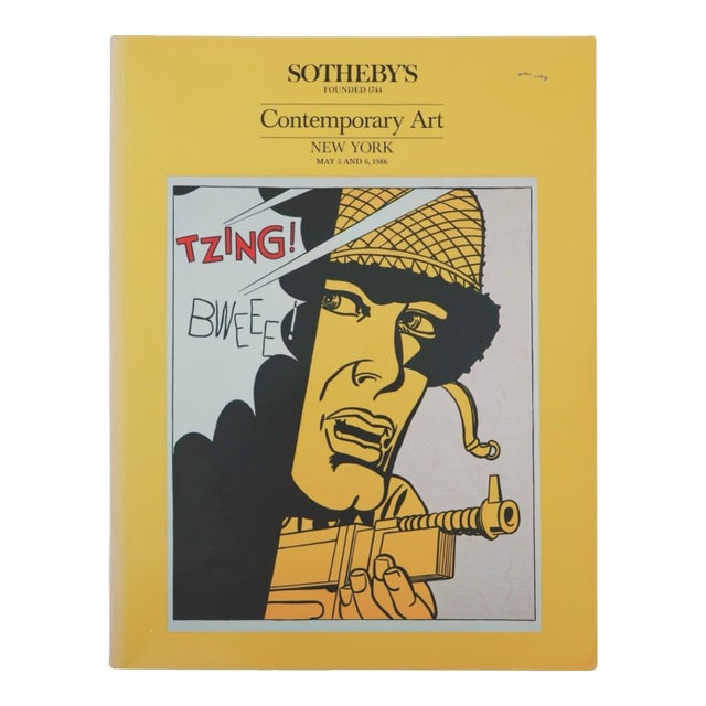 1986 Sotheby's New York Contemporary Art Auction Catalog For Sale