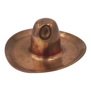 Vintage Hand-Hammered Mexican Copper Sombrero Ashtray or Catch-All