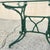 Vintage Hollywood Regency Faux Bamboo Lattice Metal Green Dining Set - 5 Pc Set For Sale In Philadelphia - Image 6 of 12
