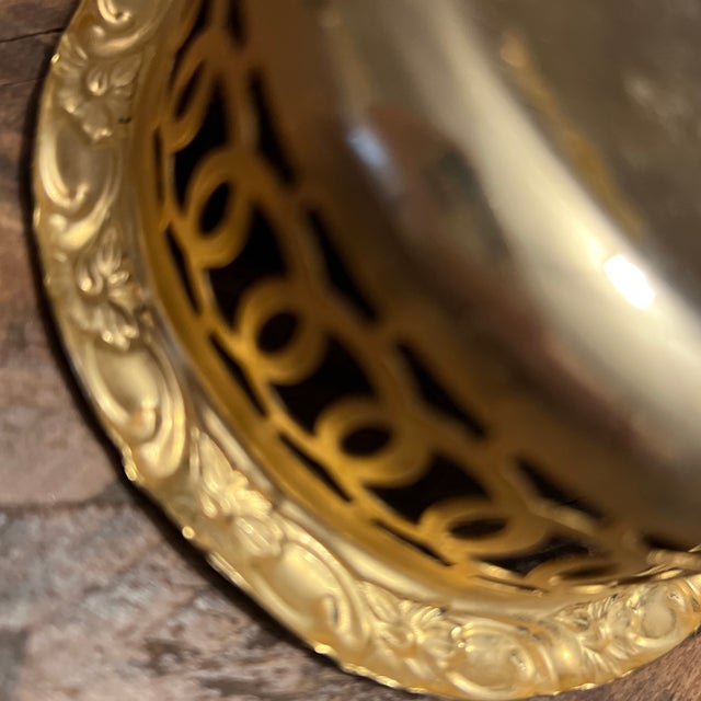 Metal 1980s Turkish Hand Hammered Brass Serving Tray For Sale - Image 7 of 12