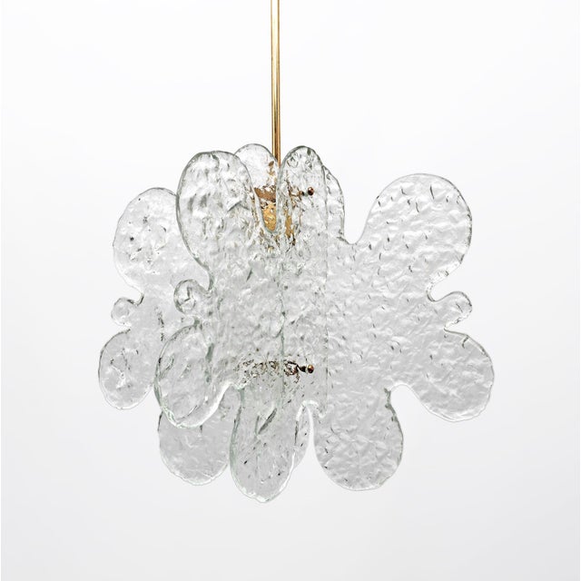Mid-Century Modern Italian Murano Glass Pendant by Mazzega, 1970s For Sale - Image 4 of 8