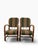 Rattan Armchairs in the style of Audoux Minet, France, 1950s, Set of 2 For Sale - Image 15 of 18