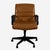 The Executive office chair designed by Richard Sapper for Knoll comes with a five star base, and upholstered in fine tan...