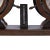 Brown Waterbury Ships Wheel Clock & Weather Station For Sale - Image 8 of 8